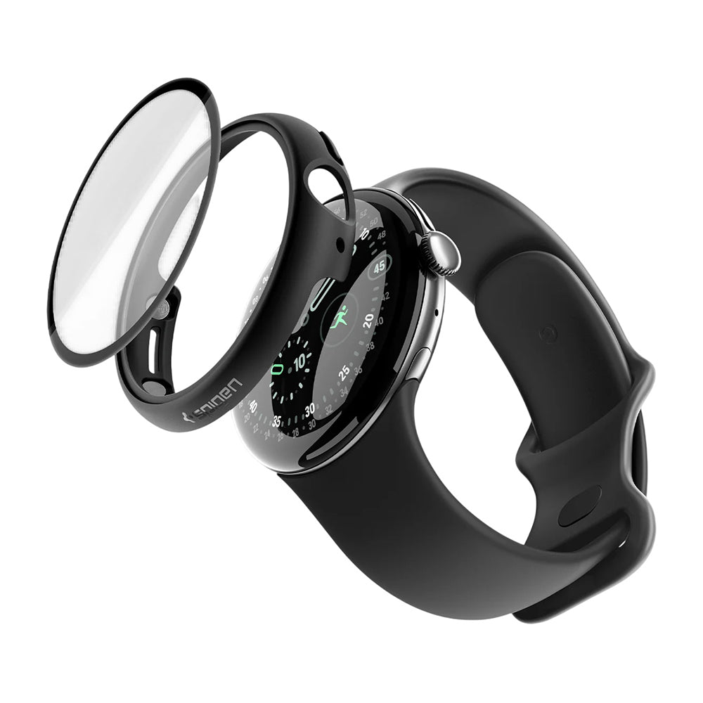 Spigen Thin Fit 360 deksel for Google Pixel Watch 45mm Series, svart ACS11746