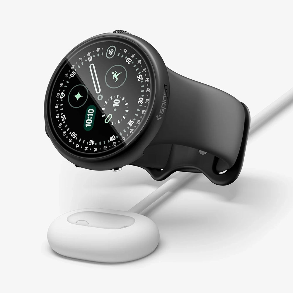 Spigen Thin Fit 360 deksel for Google Pixel Watch 45mm Series, svart ACS11746