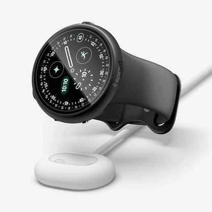 Spigen Thin Fit 360 deksel for Google Pixel Watch 45mm Series, svart ACS11746