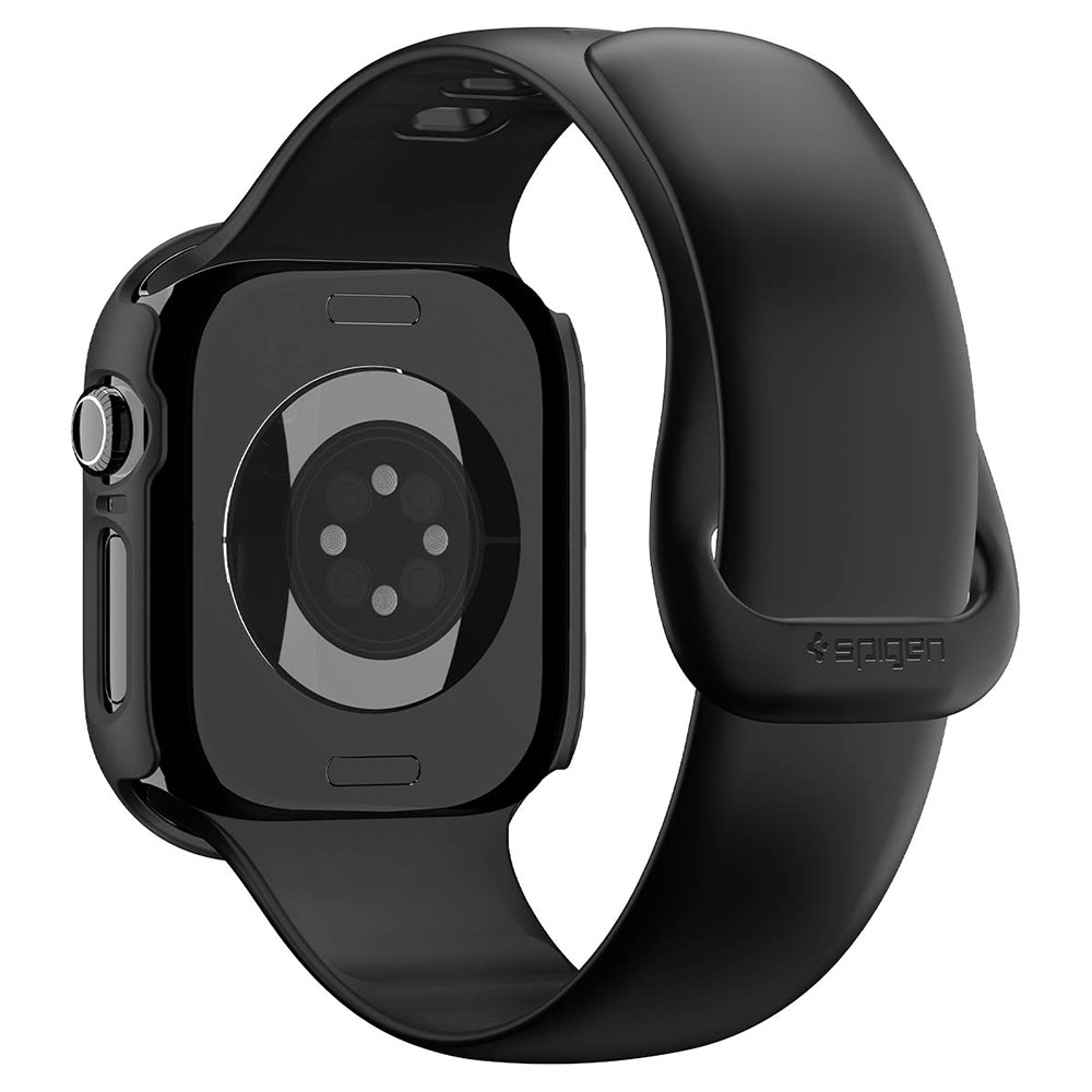 Spigen Thin Fit deksel for Apple Watch 12 42mm, svart ACS11880