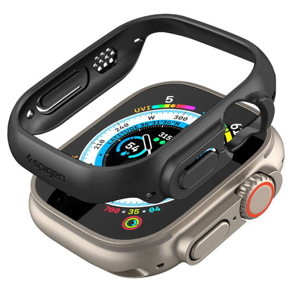 Spigen Thin Fit deksel for Apple Watch Ultra Series, Svart ACS05458