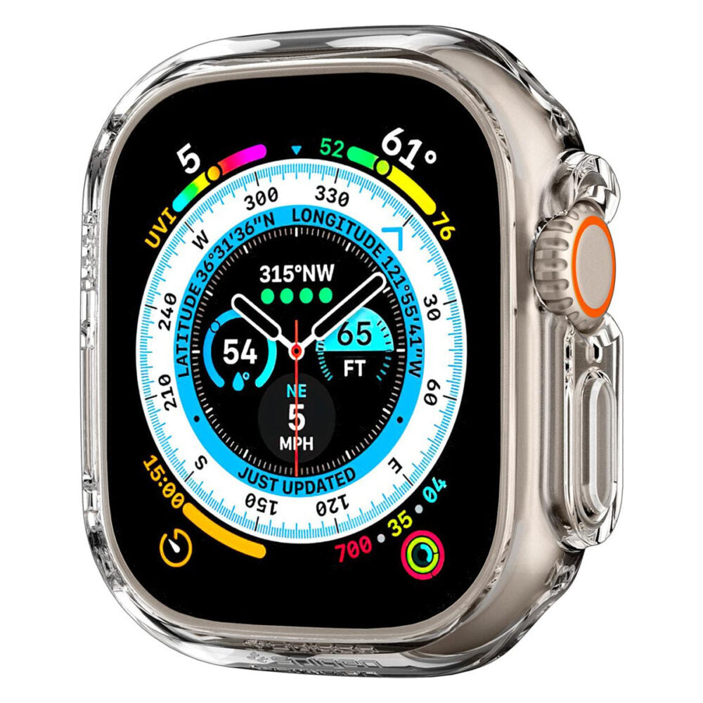 Spigen Thin Fit deksel for Apple Watch Ultra Series, Transparent ACS05917