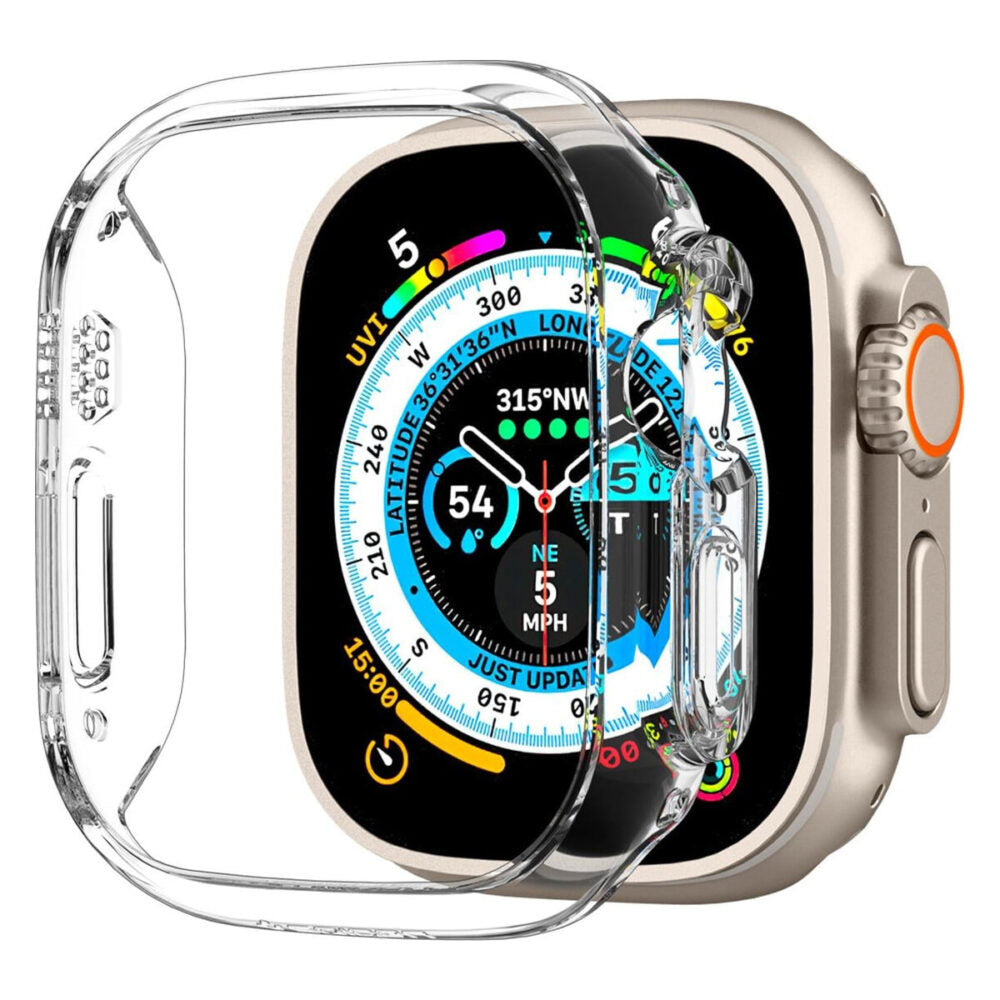 Spigen Thin Fit deksel for Apple Watch Ultra Series, Transparent ACS05917