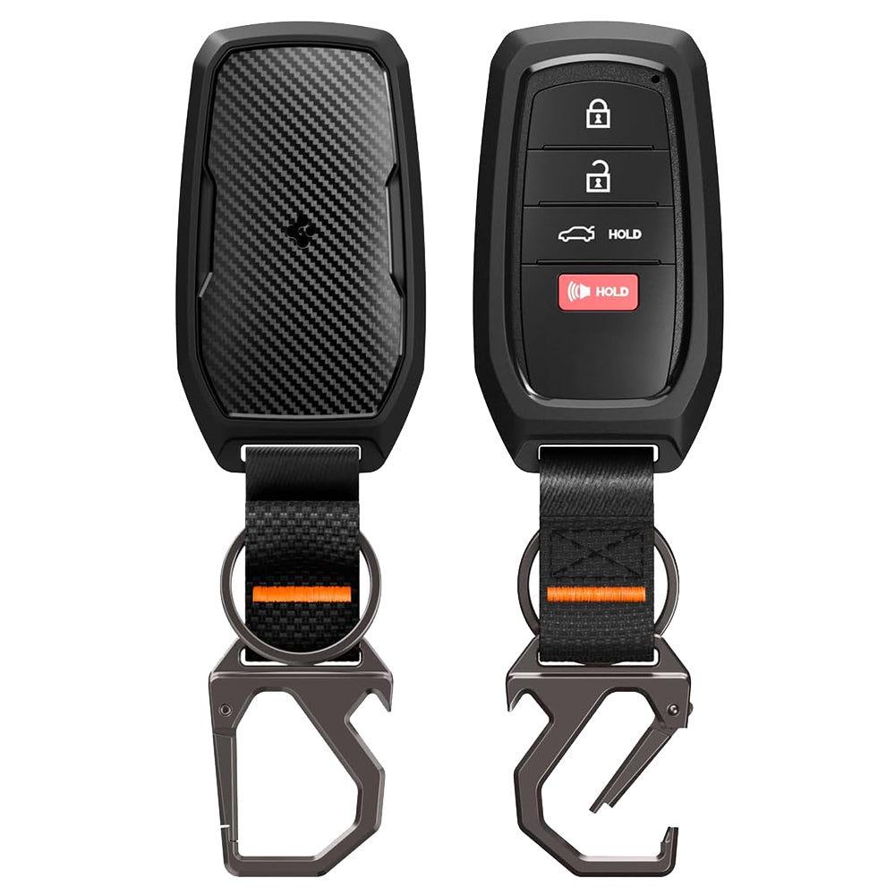Spigen TK100 bilnøkkelveske for Toyota Smart, svart ACS11366