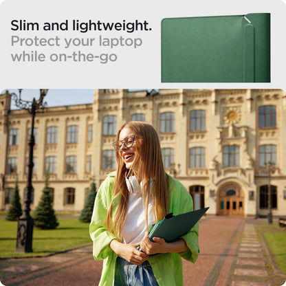 Spigen Valentinus etui for Laptop 15inch - 16inch, Grønn