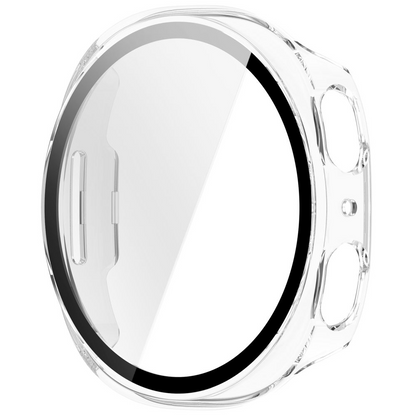 Tech-Protect Defense deksel for Samsung Galaxy Watch 9 / Watch8 44mm, sett med 2 stk, svart / gjennomsiktig