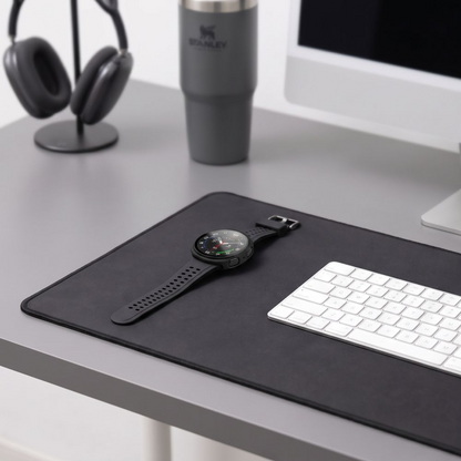 Tech-Protect Defense deksel for Samsung Galaxy Watch9 / Watch8 40mm, sett med 2 stk, svart / gjennomsiktig