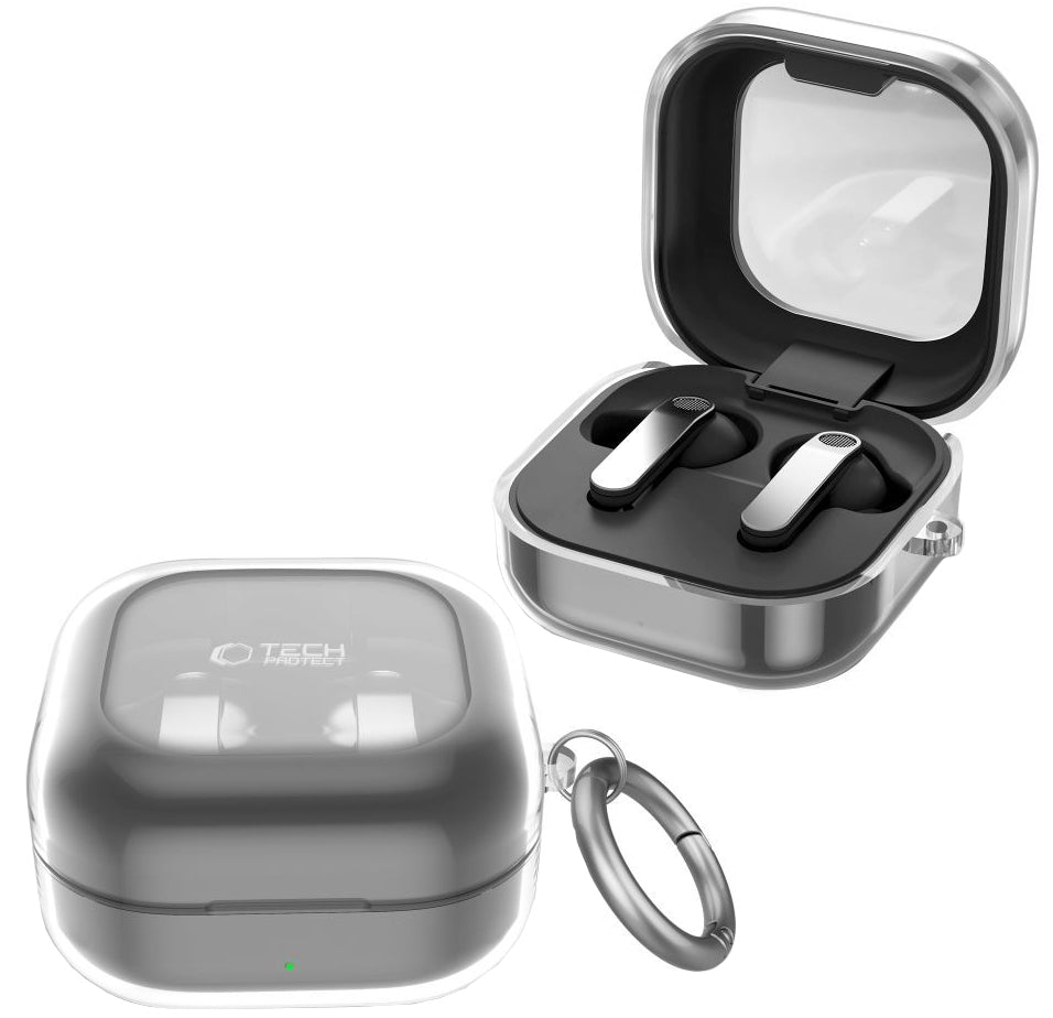 Tech-Protect Flexair deksel for Samsung Galaxy Buds4 / Buds4 Pro, Transparent
