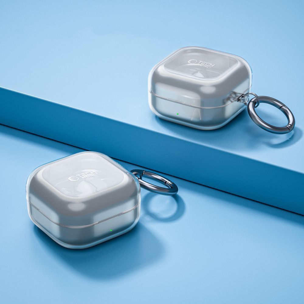 Tech-Protect Flexair deksel for Samsung Galaxy Buds4 / Buds4 Pro, Transparent