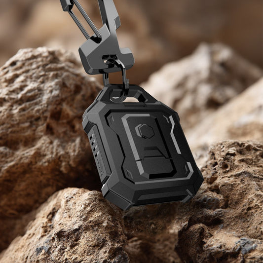 Tech-Protect Kevlar Pro deksel for Apple AirTag, Svart