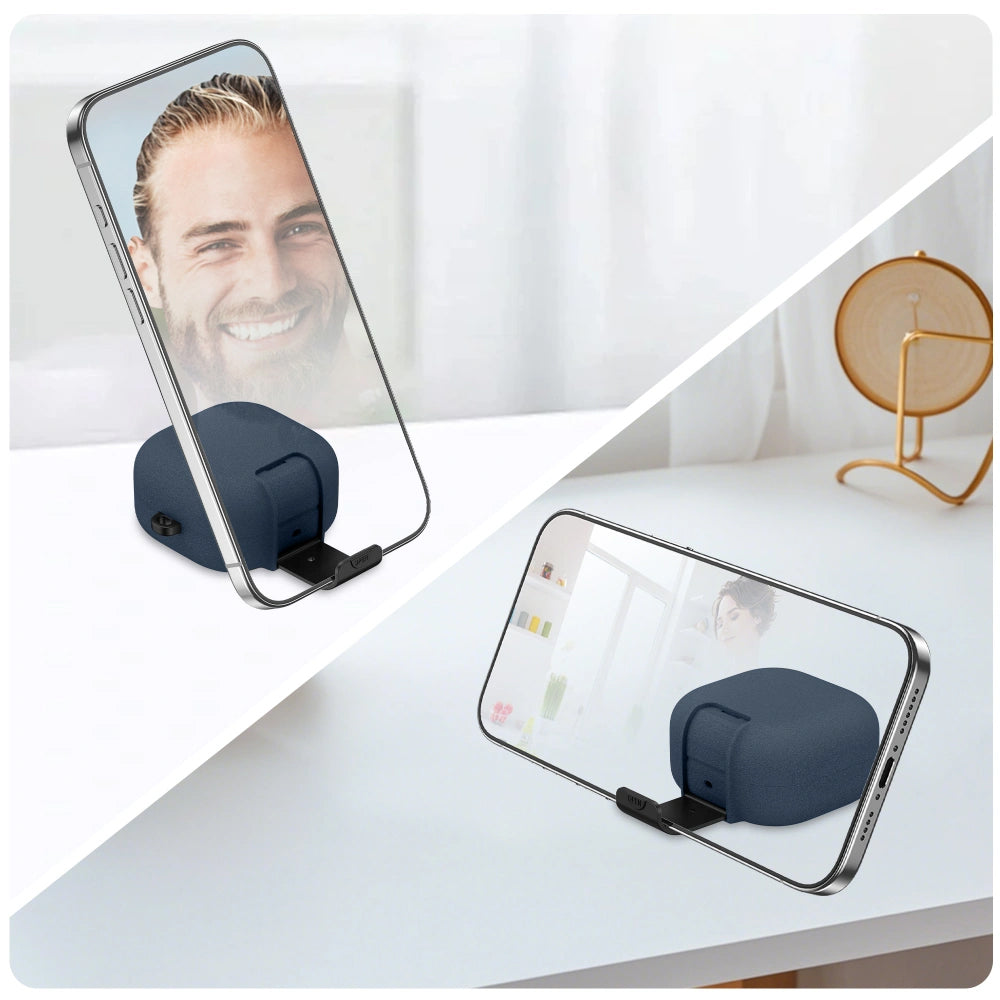 Tech-Protect Slim Hook etui for Samsung Galaxy Buds4 / Buds4 Pro, Marineblå