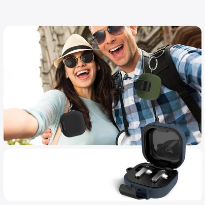 Tech-Protect Slim Hook etui for Samsung Galaxy Buds4 / Buds4 Pro, Marineblå