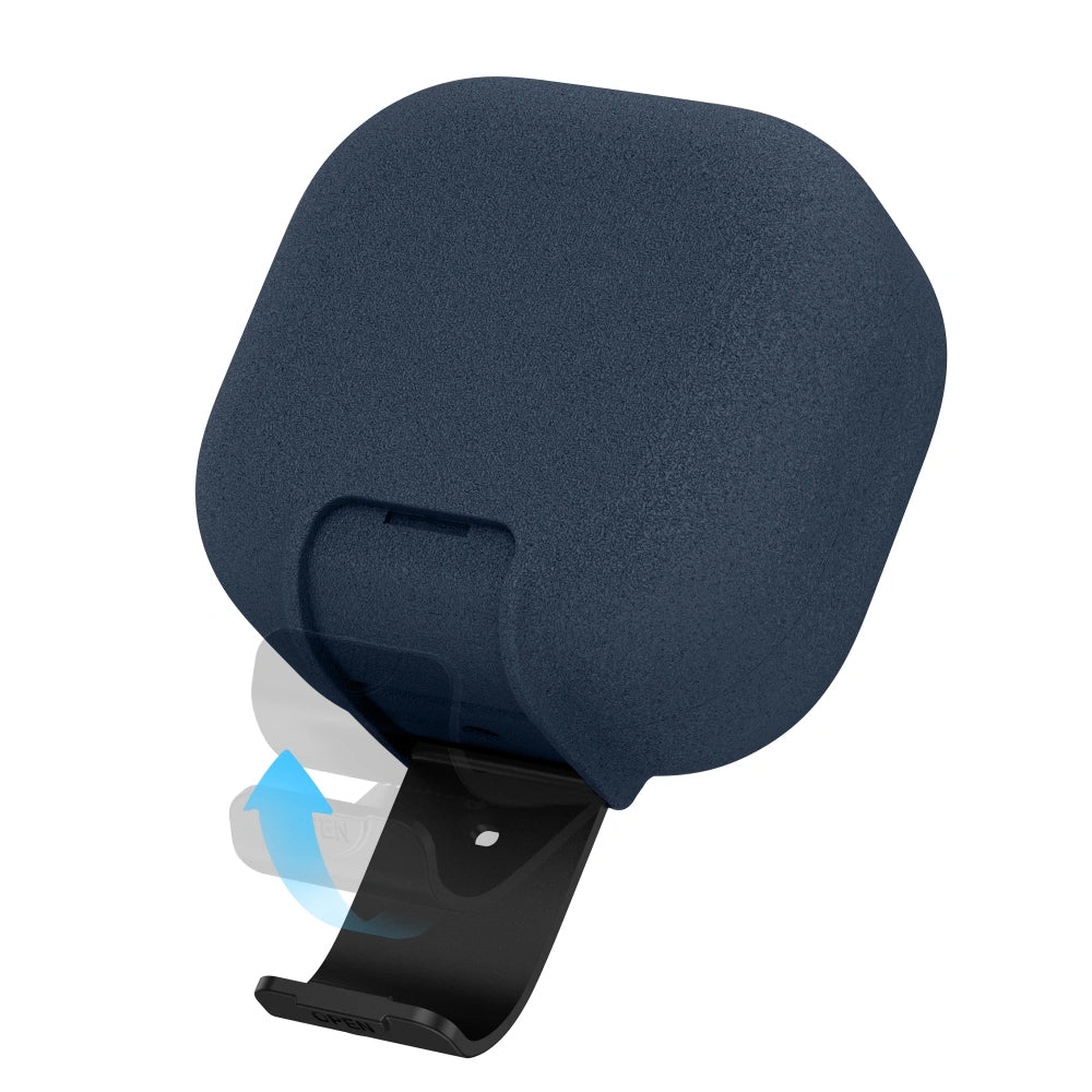 Tech-Protect Slim Hook etui for Samsung Galaxy Buds4 / Buds4 Pro, Marineblå