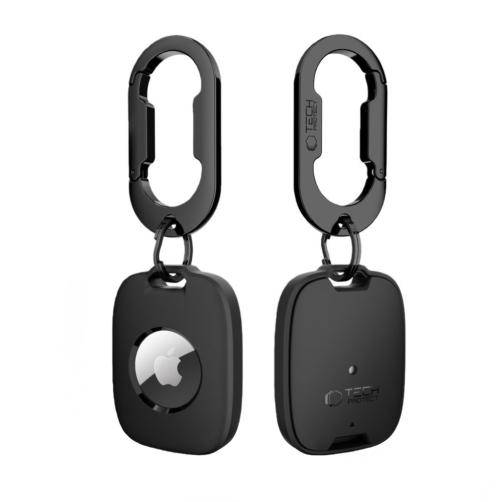 Tech-Protect Velar deksel for Apple AirTag, Svart