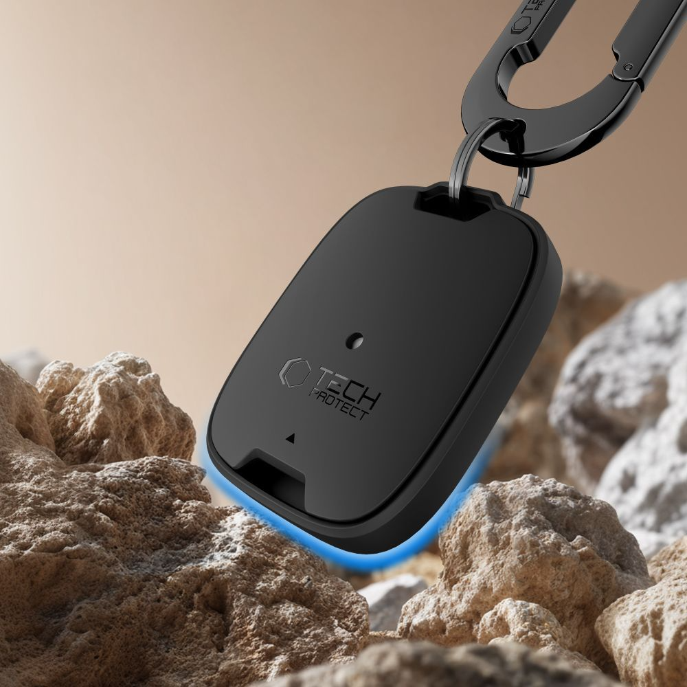 Tech-Protect Velar deksel for Apple AirTag, Svart