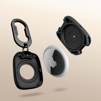 Tech-Protect Velar deksel for Apple AirTag, Svart