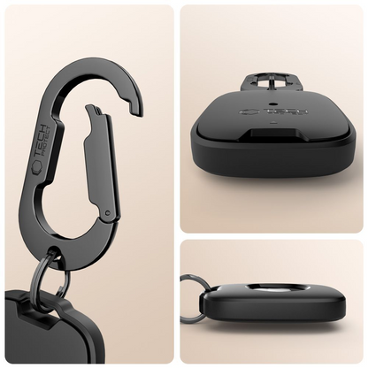 Tech-Protect Velar deksel for Apple AirTag, Svart