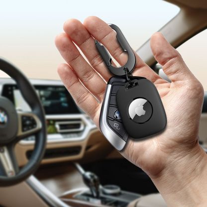 Tech-Protect Velar deksel for Apple AirTag, Svart