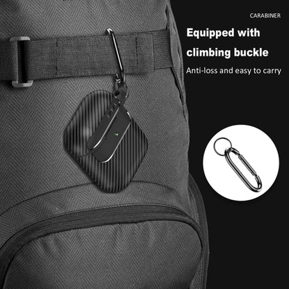Techsuit CarbonFiber-etui for Apple AirPods Gen 2 / Gen 1, svart