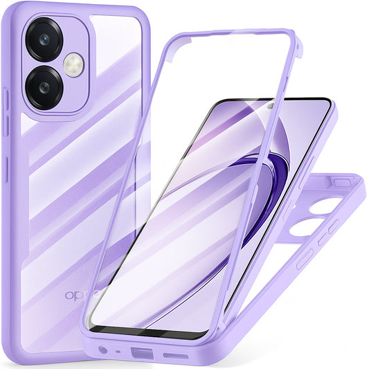Deksel til Oppo A3 4G / A3 5G, Techsuit, ColorVerse 360, Lilla