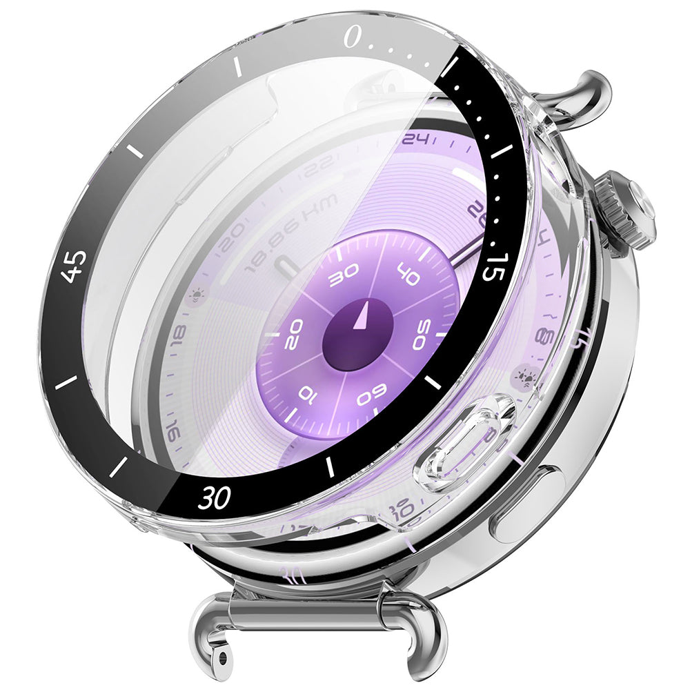 Techsuit Defense360 Pro Bezel deksel for Huawei Watch GT 6 41mm, Gjennomsiktig