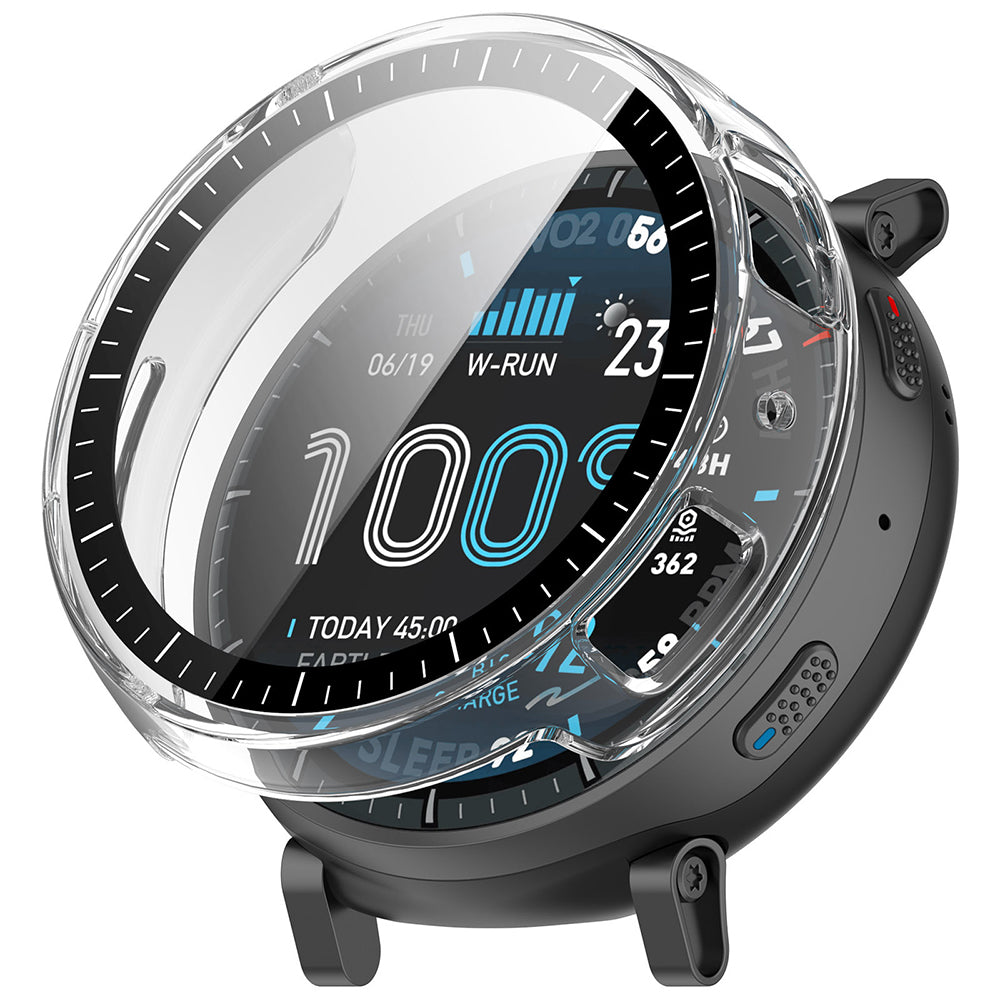 Techsuit Defense360 Pro deksel for Amazfit Active Max, Gjennomsiktig