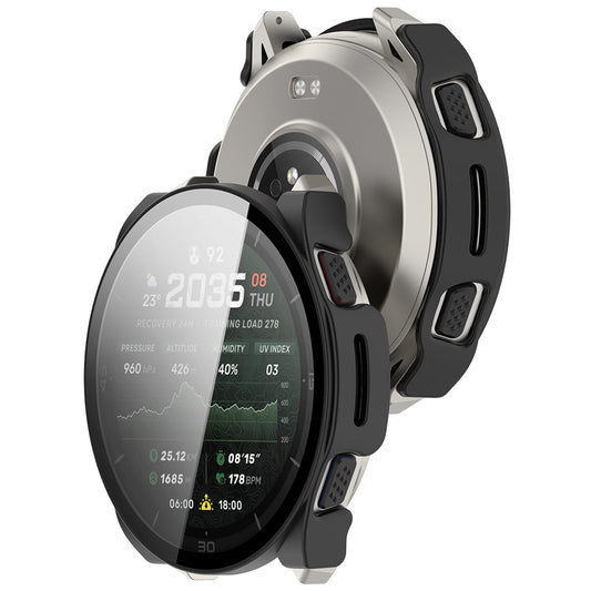 Techsuit Defense360 Pro deksel for Amazfit Cheetah 2 Ultra, svart