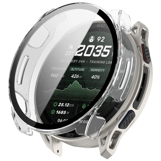 Techsuit Defense360 Pro deksel for Amazfit Cheetah 2 Ultra, gjennomsiktig