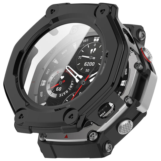 Techsuit Defense360 Pro deksel for Amazfit T-Rex 3, Svart