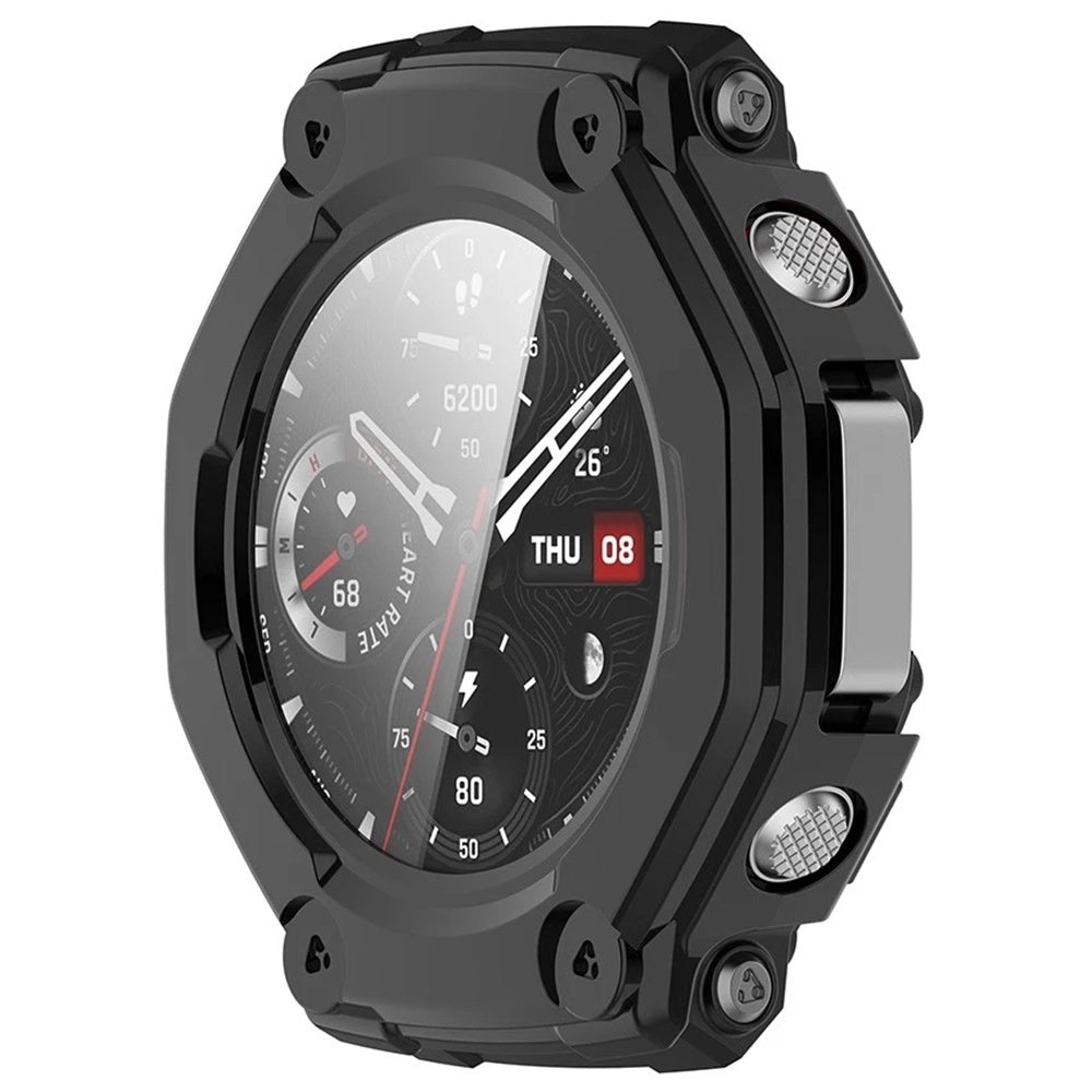 Techsuit Defense360 Pro deksel for Amazfit T-Rex 3, Svart