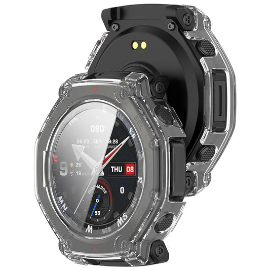 Techsuit Defense360 Pro deksel for Amazfit T-Rex 3 Pro, Gjennomsiktig