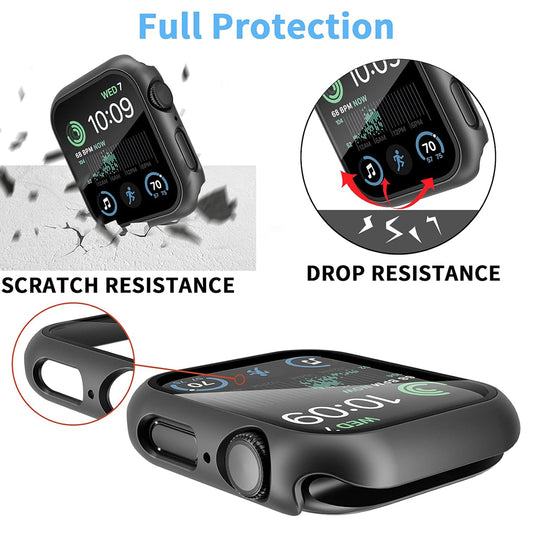 Techsuit Defense360 Pro deksel for Apple Watch 44mm Series, svart
