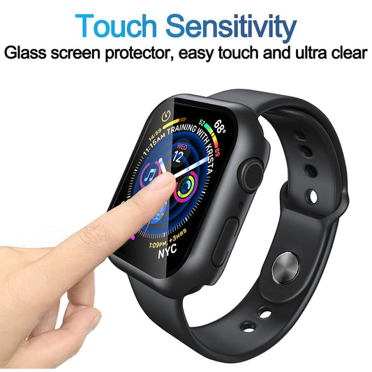Techsuit Defense360 Pro deksel for Apple Watch 7 41mm Series, svart