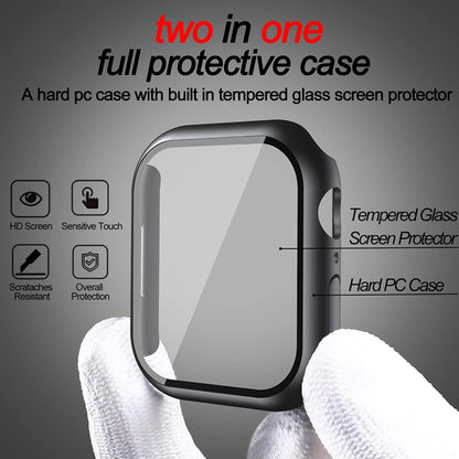 Techsuit Defense360 Pro deksel for Apple Watch 7 41mm Series, svart