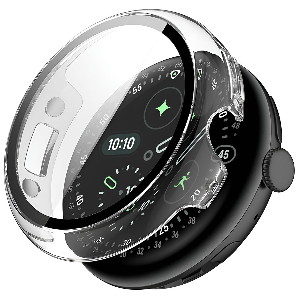 Techsuit Defense360 Pro deksel for Google Pixel Watch 4 45mm, Gjennomsiktig