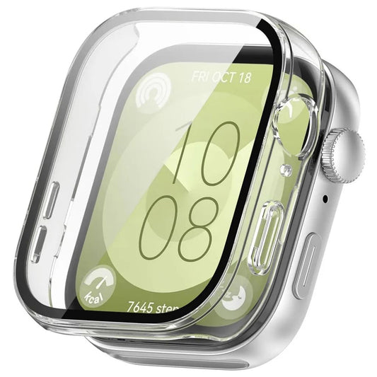 Techsuit Defense360 Pro deksel for Huawei Watch Fit 3, Transparent