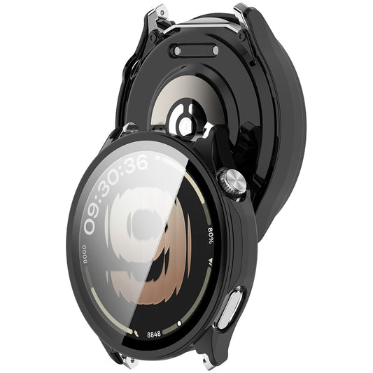 Techsuit Defense360 Pro deksel for Oppo Watch S / OnePlus Watch Lite, Svart