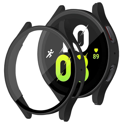 Techsuit Defense360 Pro deksel for Samsung Galaxy Watch5 / Watch4 44mm-serien, svart