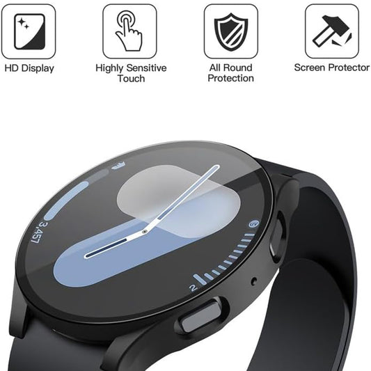 Techsuit Defense360 Pro deksel for Samsung Galaxy Watch7 40mm, svart