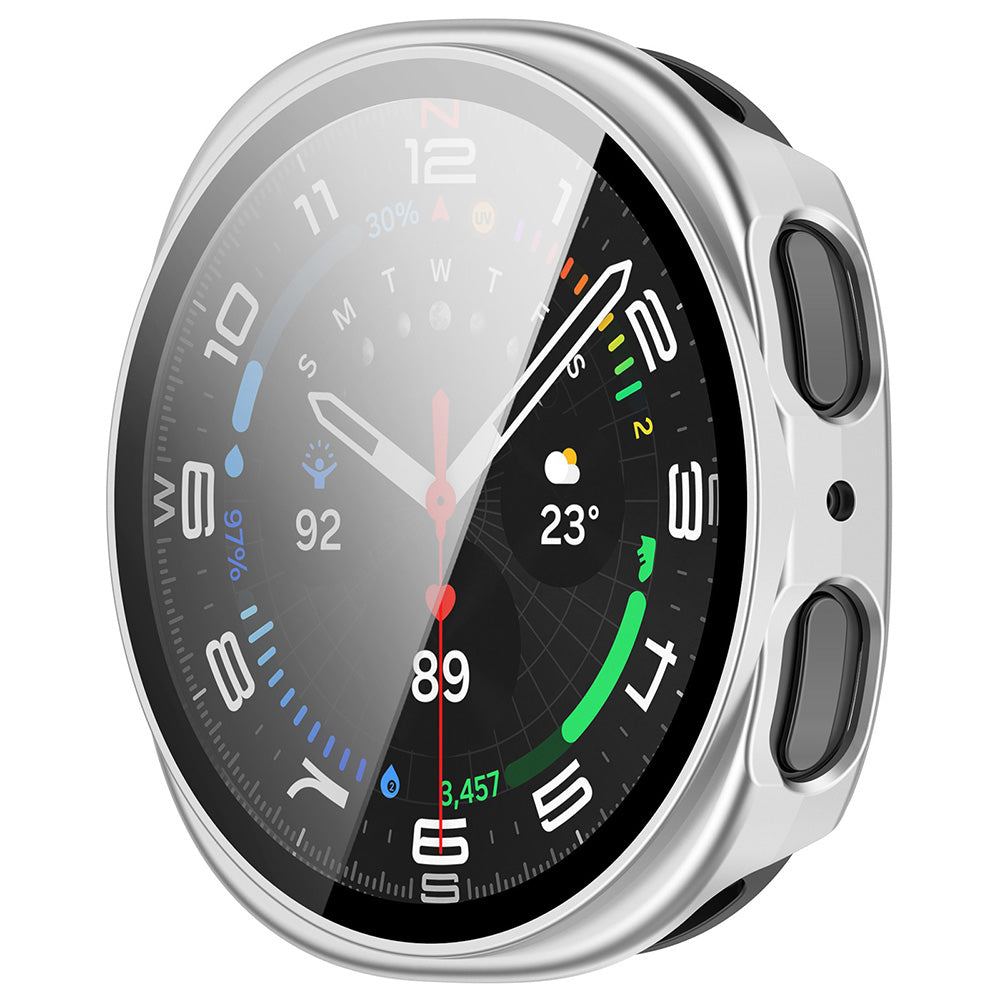 Techsuit Defense360 Pro deksel for Samsung Galaxy Watch9 / Watch8 44mm, Sølv