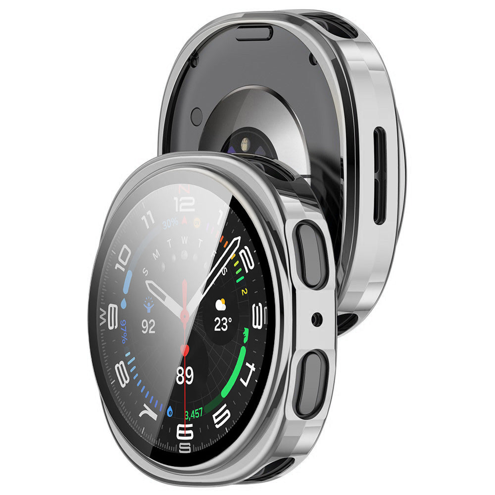 Techsuit Defense360 Pro deksel for Samsung Galaxy Watch9 / Watch8 44mm, Sølv