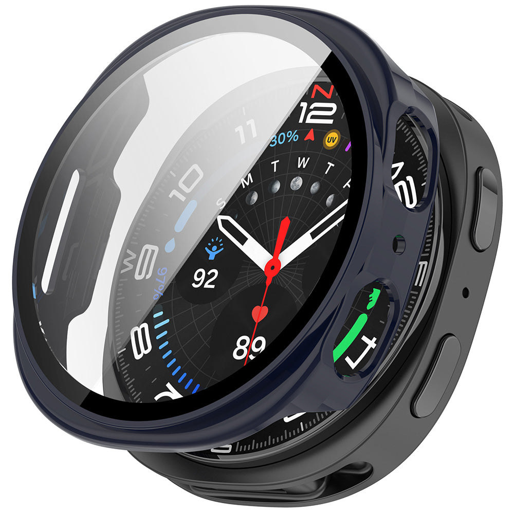 Techsuit Defense360 Pro deksel for Samsung Galaxy Watch8 44mm, Marineblå