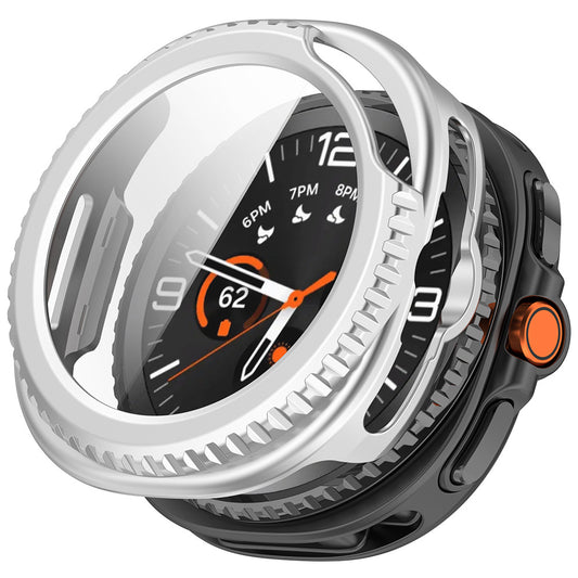 Techsuit Defense360 Pro deksel for Samsung Galaxy Watch8 Classic, Sølv