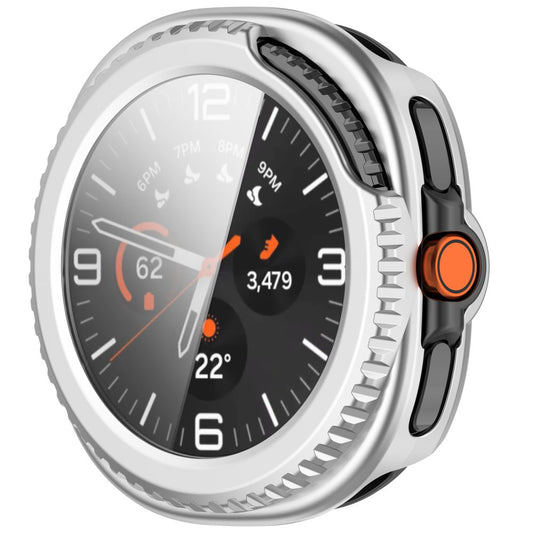 Techsuit Defense360 Pro deksel for Samsung Galaxy Watch8 Classic, Sølv