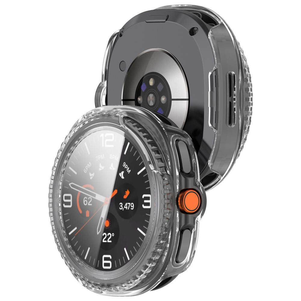 Techsuit Defense360 Pro deksel for Samsung Galaxy Watch8 Classic, gjennomsiktig
