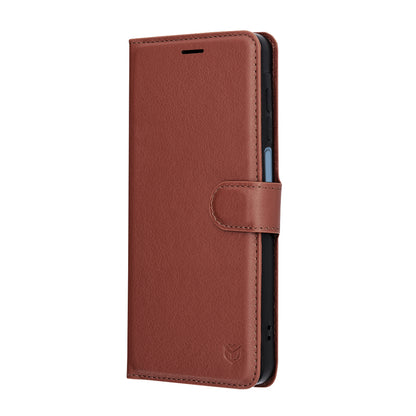 Deksel for Samsung Galaxy A07 4G A075, Techsuit, Leather Folio, Brun