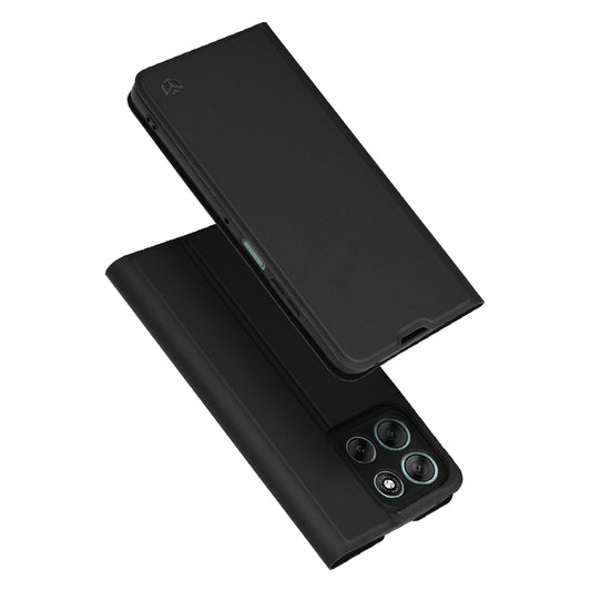 Deksel til Motorola Moto G56, Techsuit, Magskin Book, Svart