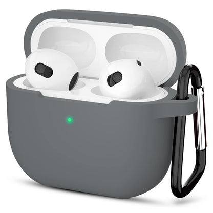 Techsuit silikonetui for Apple AirPods 3, grå