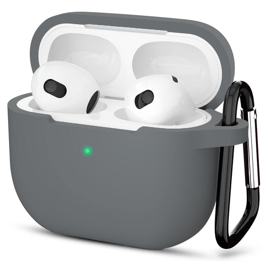 Techsuit silikonetui for Apple AirPods 3, grå