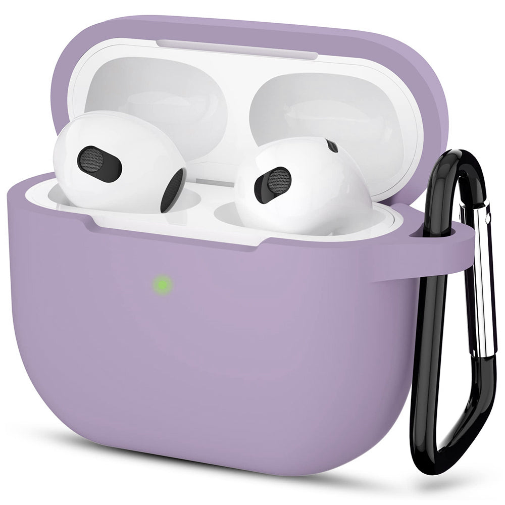 Techsuit silikonetui for Apple AirPods 3, lilla